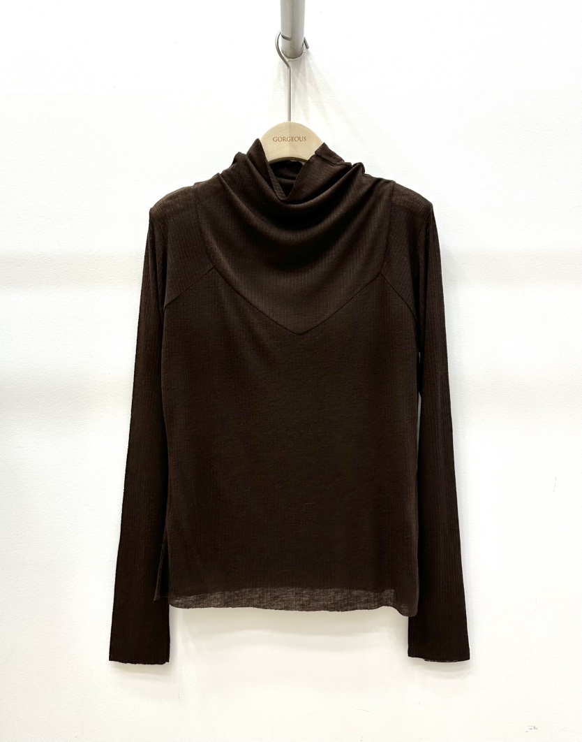 GORGEOUS韓國代購㊣女裝新品熱賣真品休閑25秋冬職業長袖T恤GORGEOUS長袖T恤圖色5