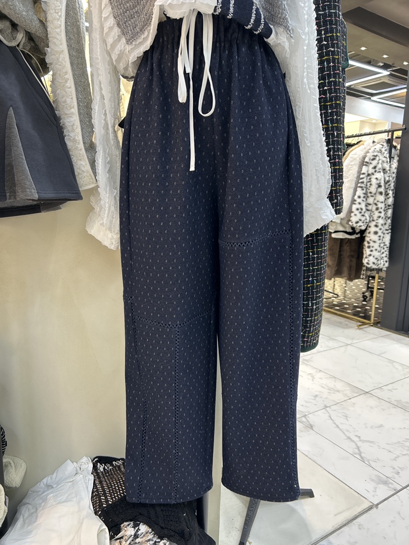 ECHOPARTY韓國代購㊣女士新品25秋冬熱賣真品職業休閑褲貂皮ECHOPARTY休閑褲圖色2