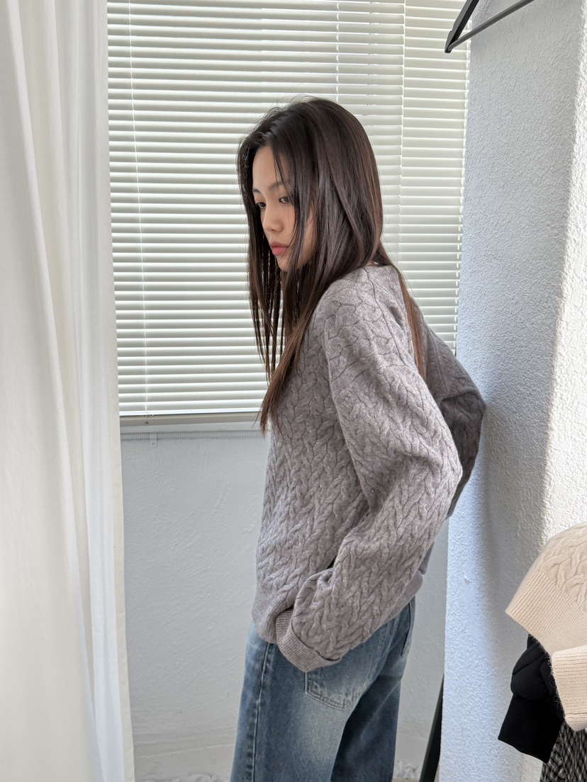 EOMPIT東大門㊣代購女裝新款25秋冬時尚職業真品休閑針織衫EOMPIT針織衫