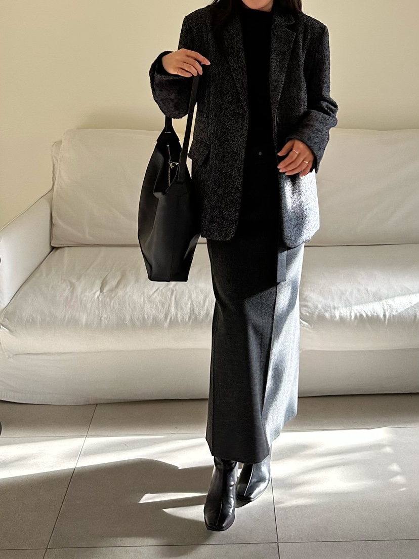 2ND GATE韓國直郵㊣女裝新品熱賣人氣時尚推薦職業長裙腰帶2ND GATE長裙