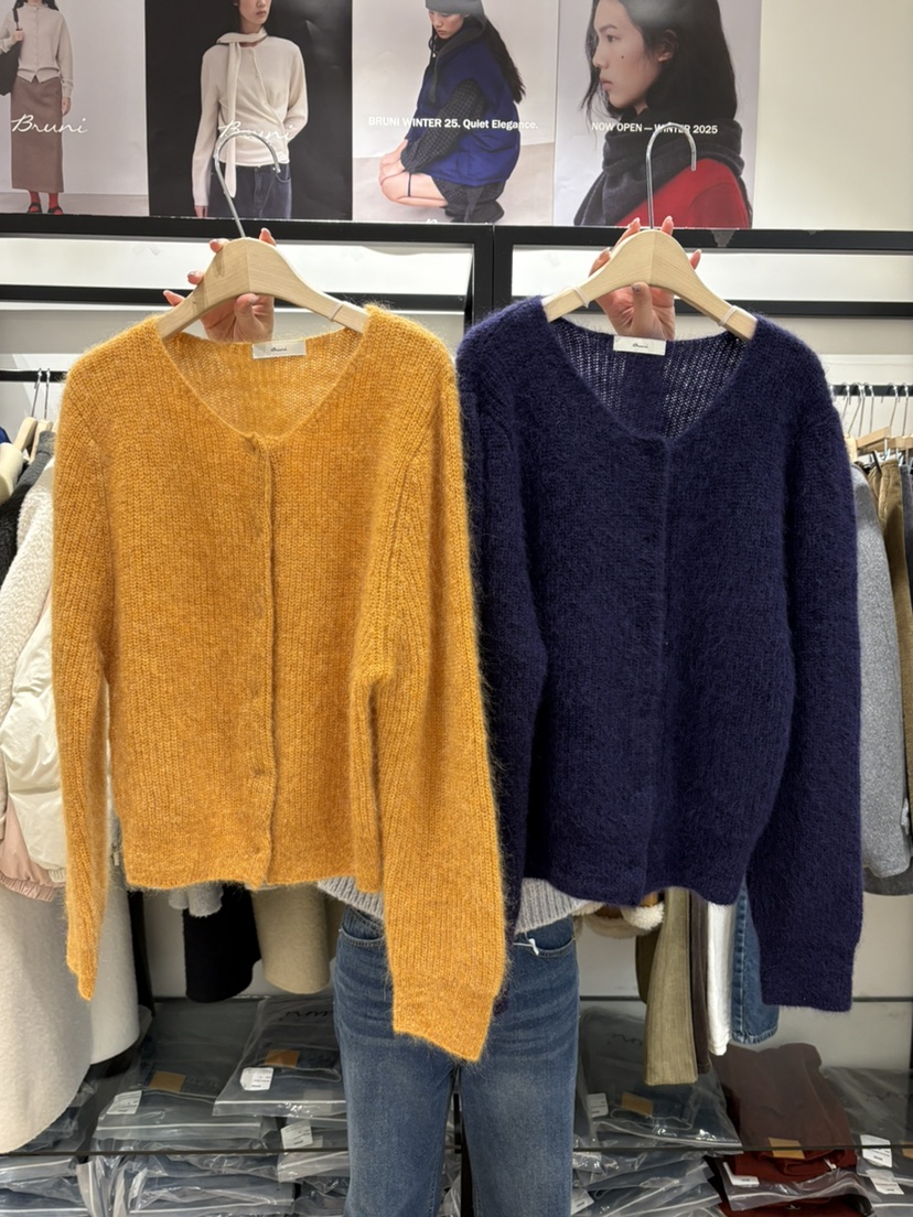 BRUNI/RICOTTA東大門㊣實拍女裝新品25秋冬休閑時尚針織衫BRUNI/RICOTTA針織衫