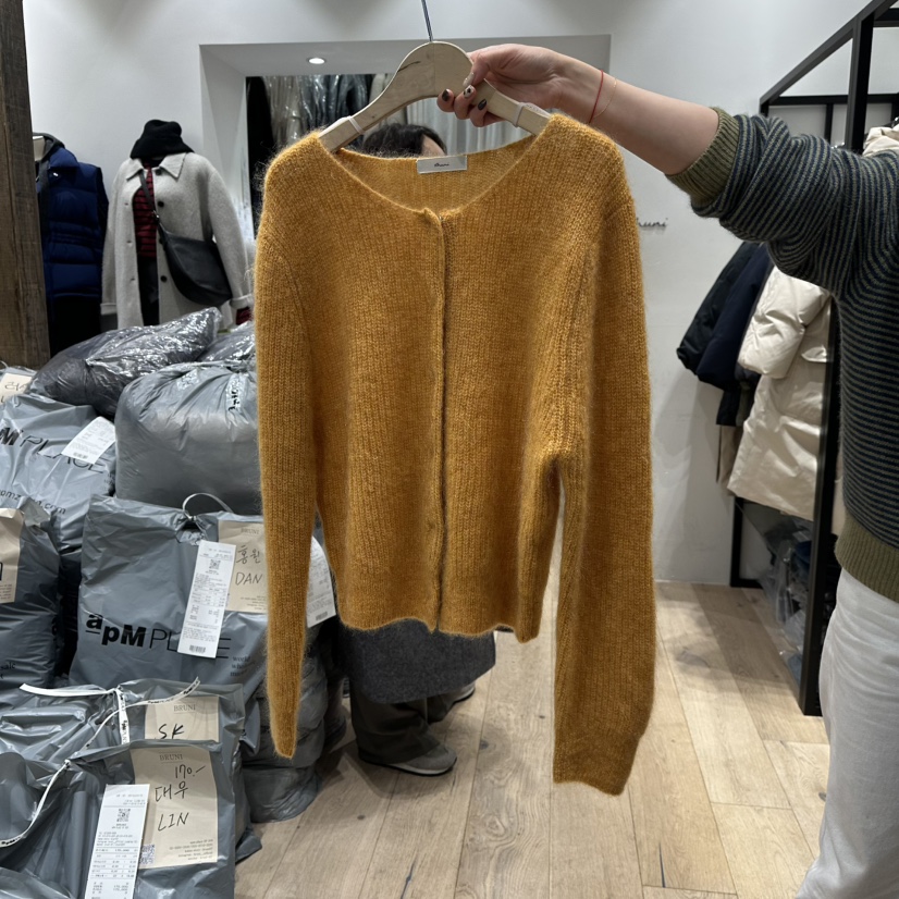 BRUNI/RICOTTA東大門㊣實拍女裝新品25秋冬休閑時尚針織衫BRUNI/RICOTTA針織衫圖色1