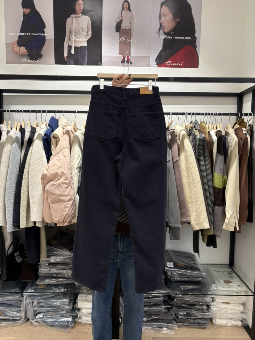 BRUNI/RICOTTA韓國直郵㊣女裝新款休閑推薦熱賣牛仔褲羊毛BRUNI/RICOTTA牛仔褲