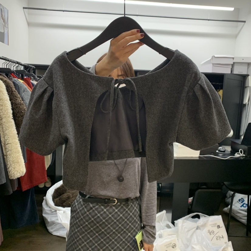 UNANSWERED-MYSTERY韓國代購㊣女裝新品人氣夾克不含內搭羊毛UNANSWERED-MYSTERY夾克