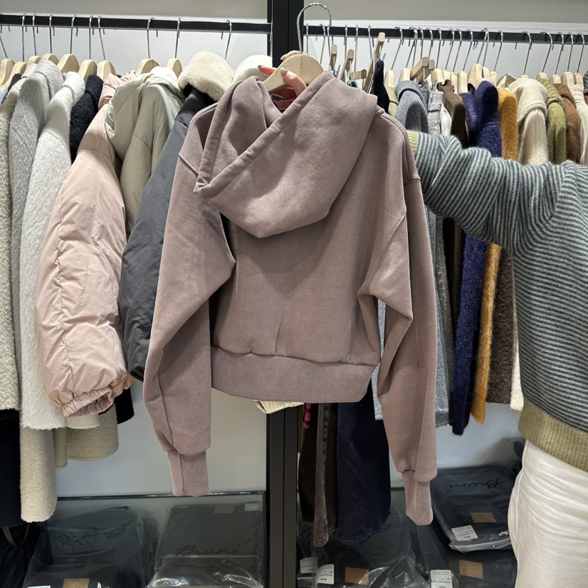 BRUNI/RICOTTA東大門㊣實拍女士新品職業推薦夾克連帽拉鏈衫BRUNI/RICOTTA夾克