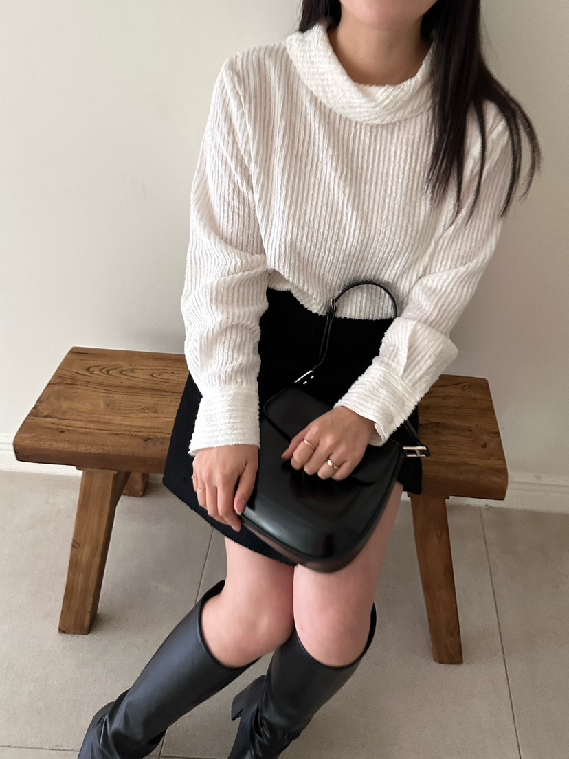 2ND GATE東大門㊣實拍女士新款休閑時尚25秋冬襯衫蕾絲衫天鵝絨2ND GATE襯衫/蕾絲衫