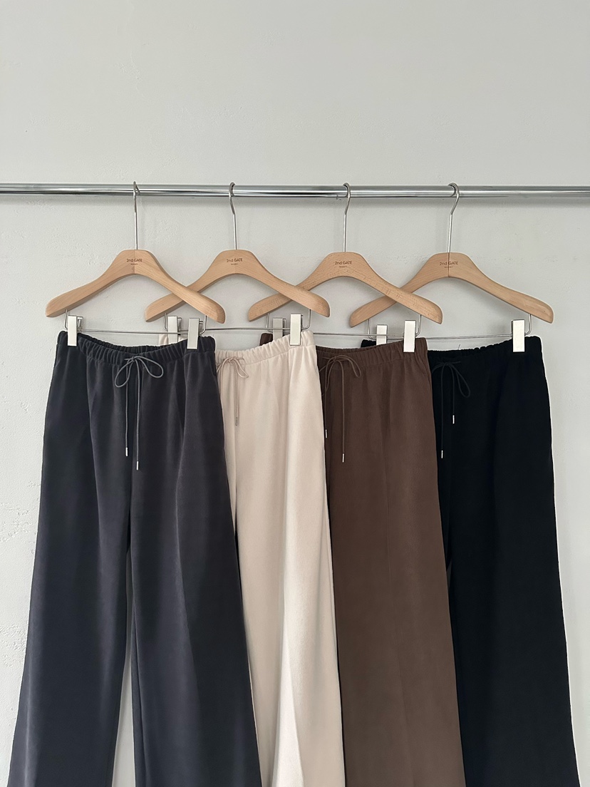 2ND GATE東大門㊣實拍女士新款人氣休閑真品休閑褲加絨絎縫2ND GATE休閑褲