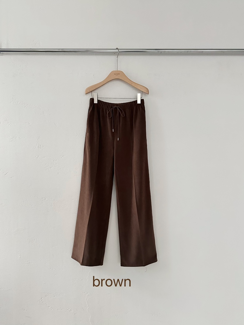 2ND GATE東大門㊣實拍女士新款人氣休閑真品休閑褲加絨絎縫2ND GATE休閑褲圖色3