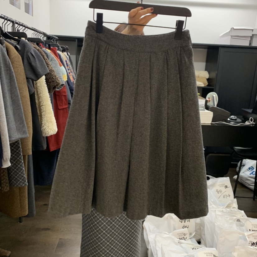 UNANSWERED-MYSTERY韓國直郵㊣女士新品真品職業半身裙中短裙UNANSWERED-MYSTERY半身裙/中短裙圖色1