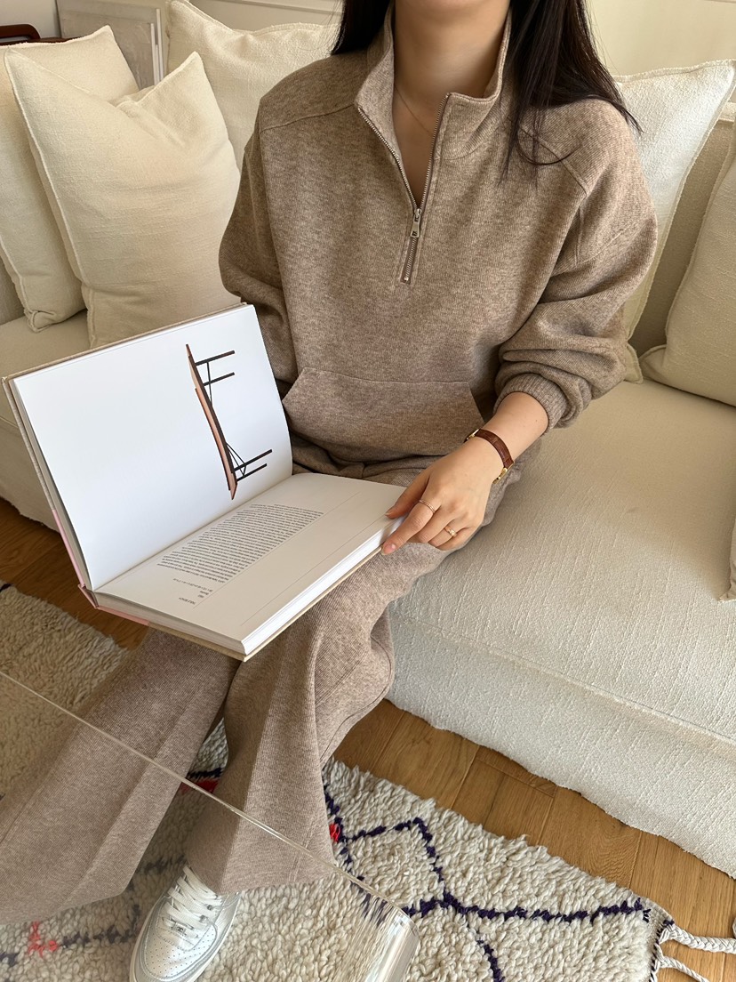 2ND GATE東大門㊣直郵女裝新品熱賣時尚職業人氣25秋冬衛衣拉鏈2ND GATE衛衣