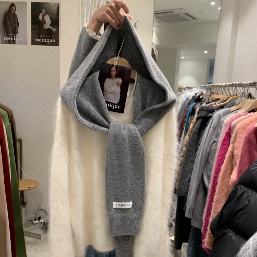 SSEMIENNE東大門㊣直郵女士新款推薦職業熱賣時尚休閑圍巾披肩SSENIQUE圍巾/披肩圖色2