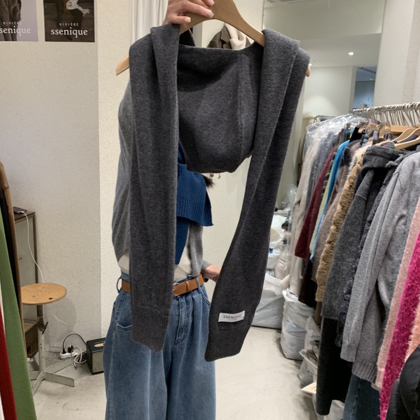 SSEMIENNE東大門㊣直郵女士新款推薦職業熱賣時尚休閑圍巾披肩SSENIQUE圍巾/披肩圖色4