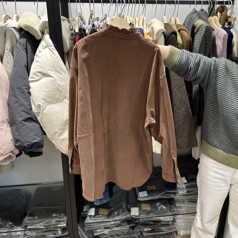 BRUNI/RICOTTA東大門㊣實拍女士新款熱賣職業25秋冬襯衫蕾絲衫BRUNI/RICOTTA襯衫/蕾絲衫