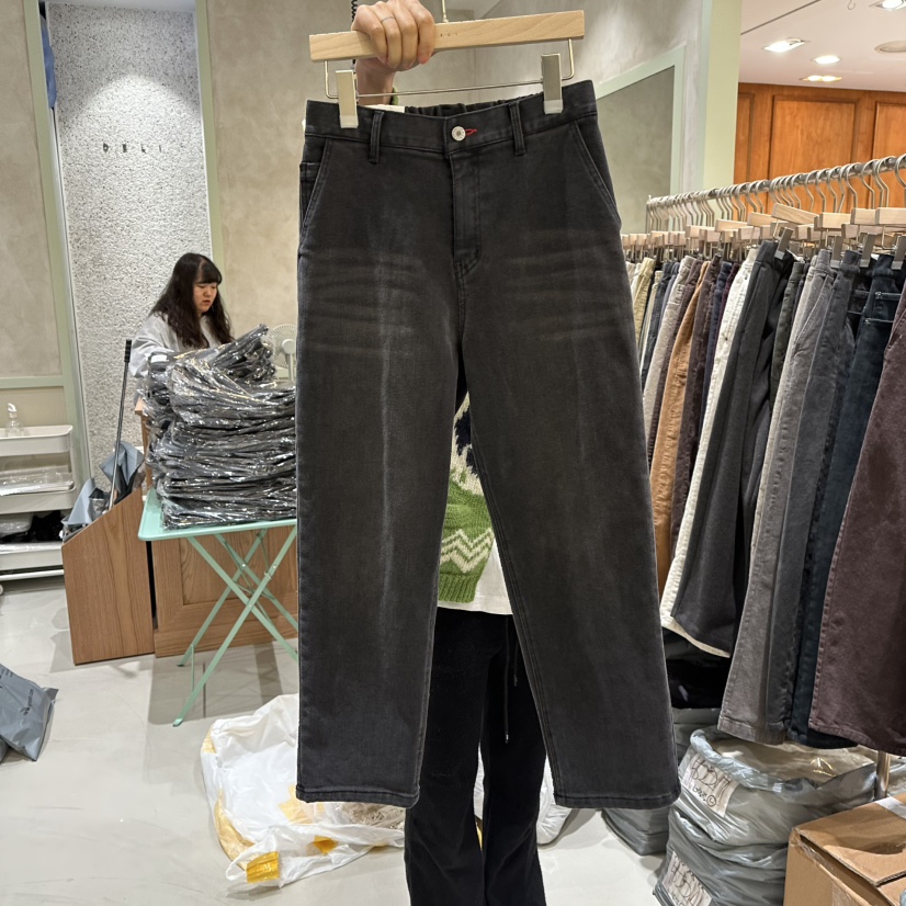 DELI JENNY韓國直郵㊣女士新品25秋冬時尚職業真品人氣牛仔褲DELI JENNY牛仔褲圖色1