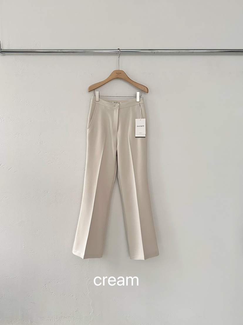 2ND GATE韓國代購㊣女裝新品真品熱賣休閑職業推薦休閑褲加絨2ND GATE休閑褲圖色1