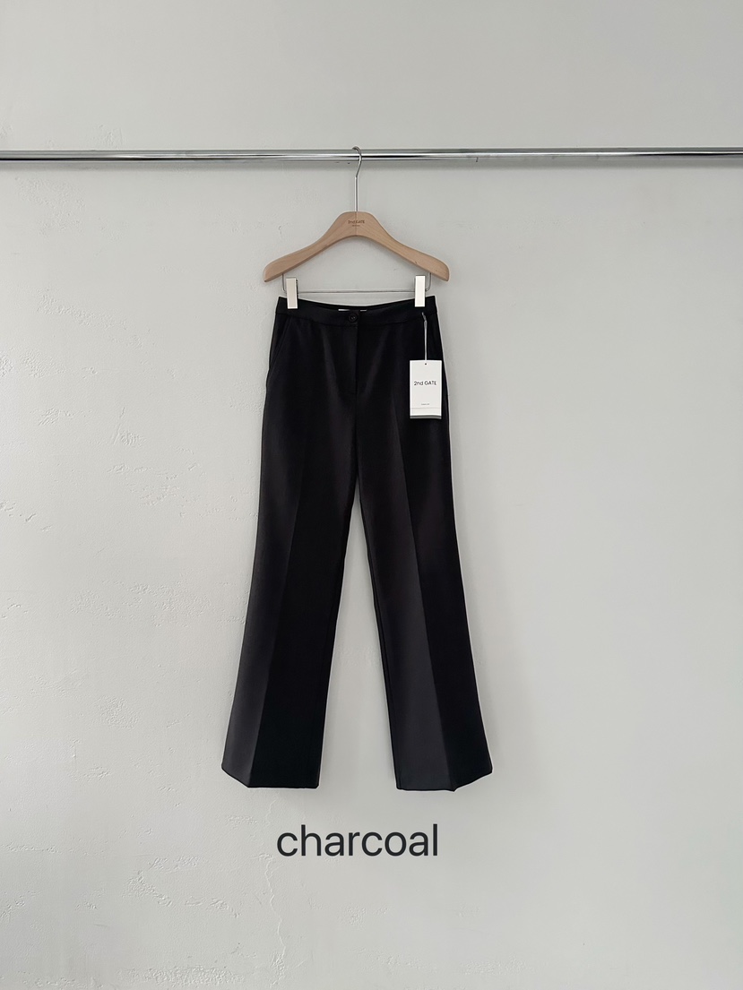 2ND GATE韓國代購㊣女裝新品真品熱賣休閑職業推薦休閑褲加絨2ND GATE休閑褲圖色2