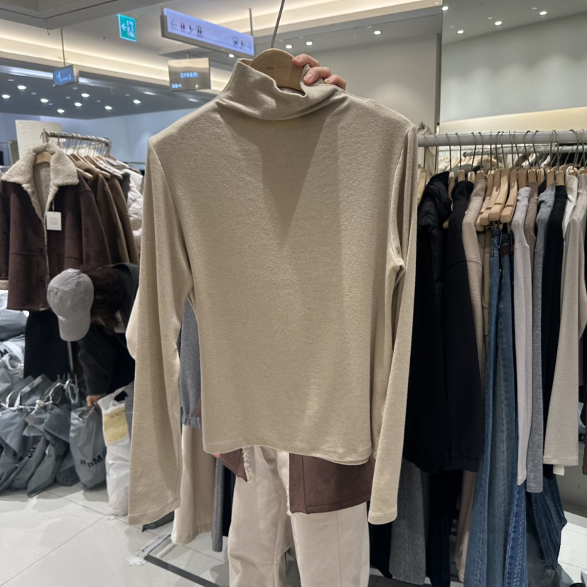 BLUEI-D東大門㊣代購女士新品熱賣職業休閑時尚推薦長袖T恤Blue i-d/N SHARP長袖T恤圖色3蛋黃色