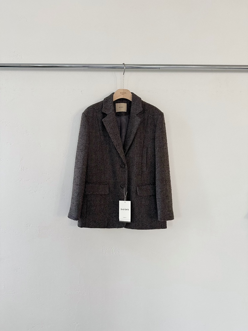 2ND GATE東大門㊣直郵女裝新品真品人氣推薦休閑熱賣時尚夾克2ND GATE夾克圖色1棕色