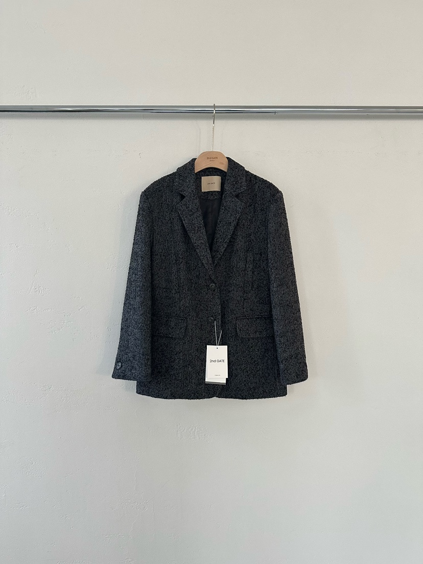 2ND GATE東大門㊣直郵女裝新品真品人氣推薦休閑熱賣時尚夾克2ND GATE夾克圖色2墨色