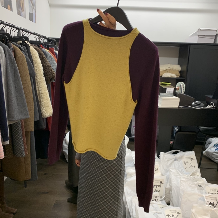 UNANSWERED-MYSTERY東大門㊣實拍女裝新品休閑推薦套裝可拆卸UNANSWERED-MYSTERY套裝