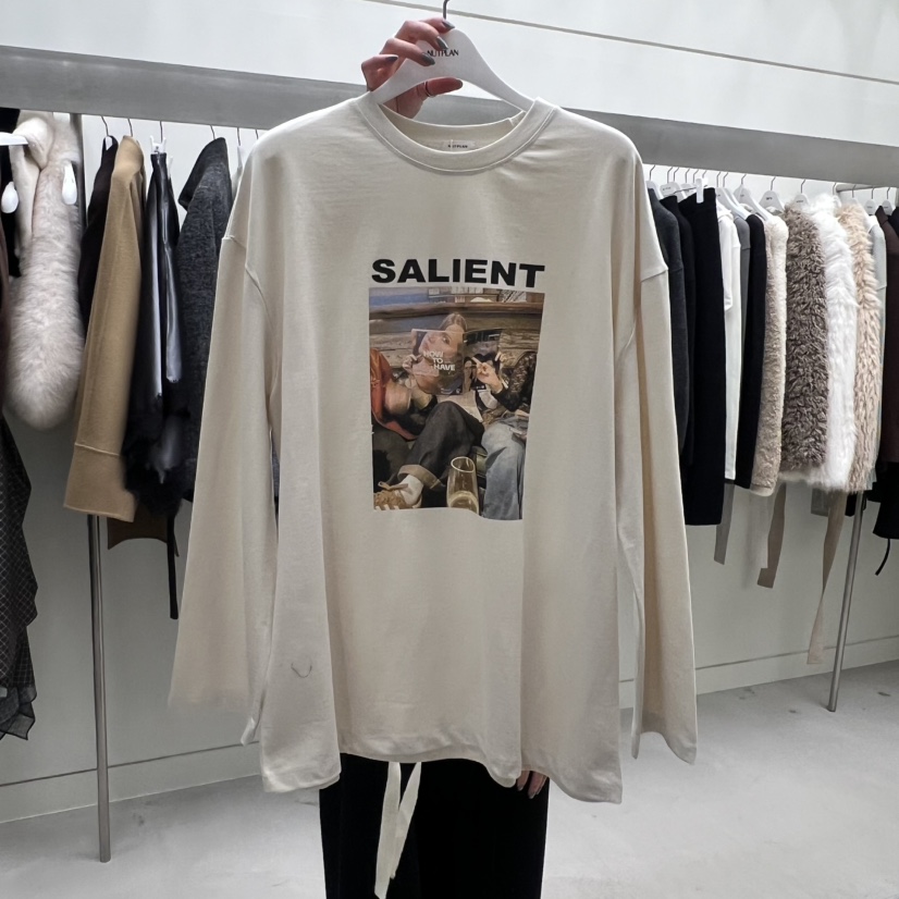 NUTPLAN韓國代購㊣女士新品時尚職業25秋冬推薦熱賣長袖T恤NUTPLAN長袖T恤圖色2