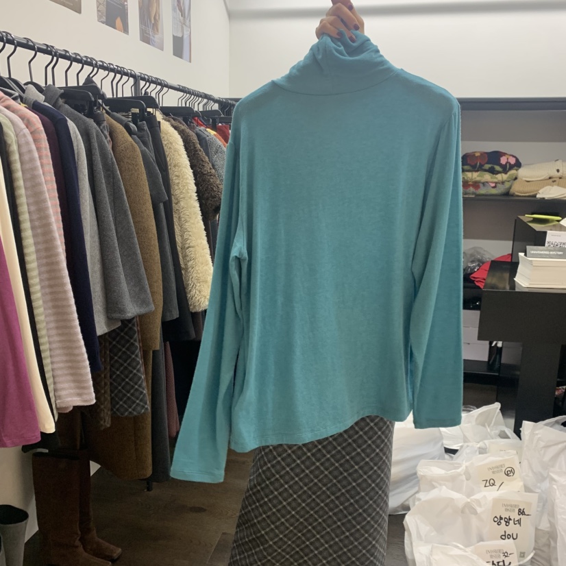 UNANSWERED-MYSTERY韓國直郵㊣女裝新品25秋冬熱賣長袖T恤UNANSWERED-MYSTERY長袖T恤