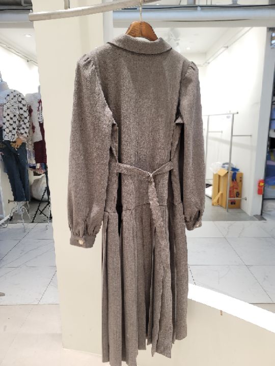 CATS韓國直郵㊣女裝新品休閑人氣真品時尚25秋冬職業連衣裙CAT.S連衣裙