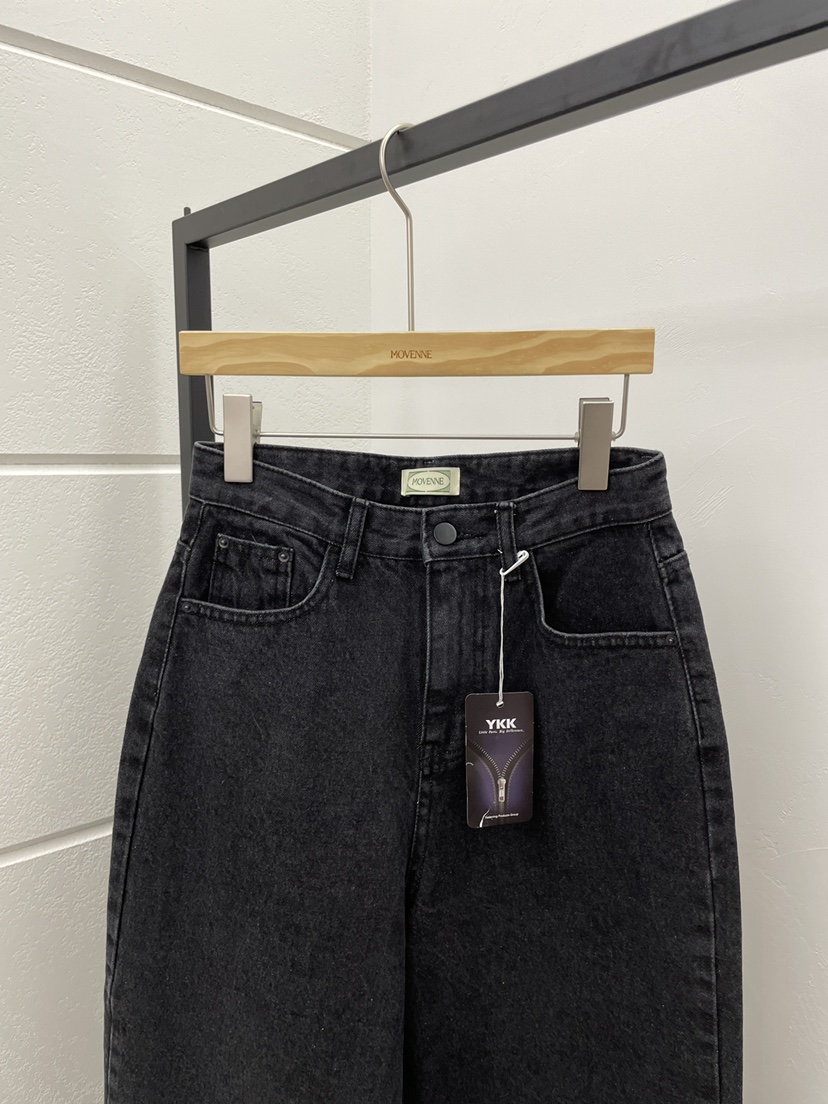 MOVENNE東大門㊣代購女士新款職業時尚真品人氣休閑牛仔褲羊毛MOVENNE牛仔褲