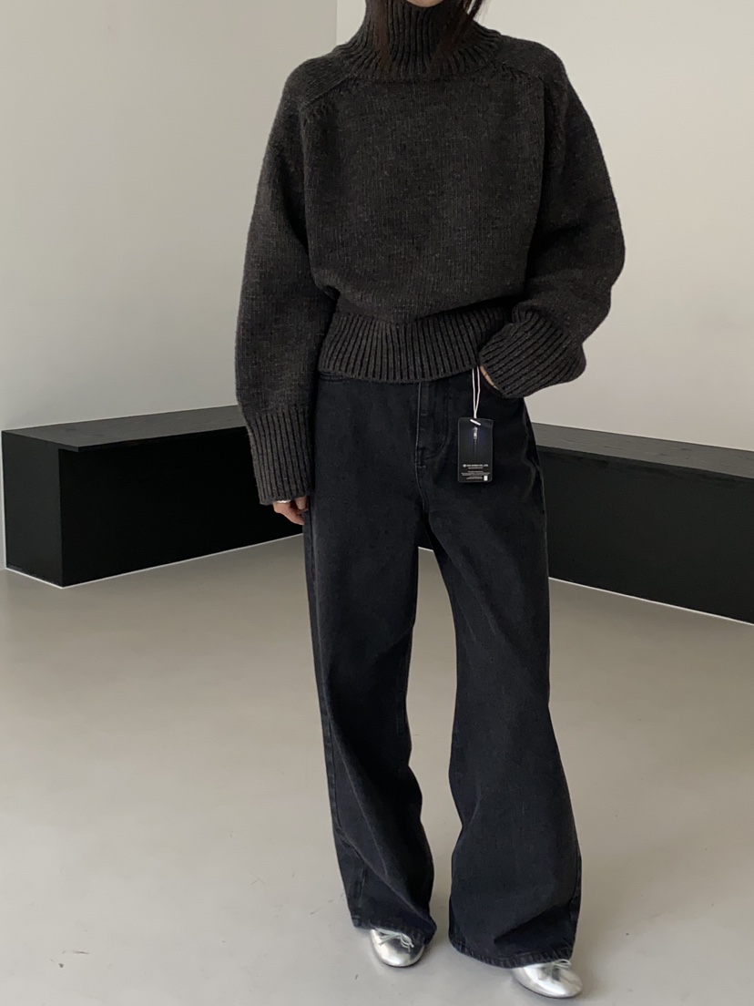 MOVENNE東大門㊣代購女士新款職業時尚真品人氣休閑牛仔褲羊毛MOVENNE牛仔褲