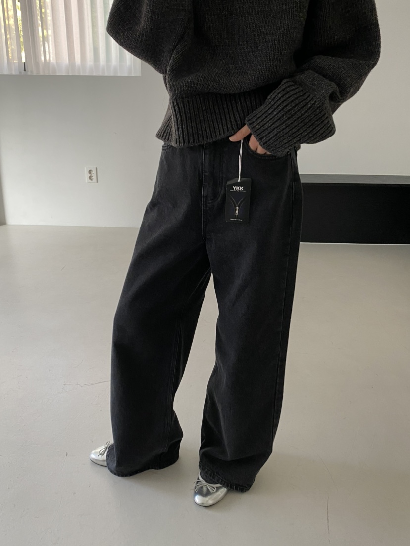 MOVENNE東大門㊣代購女士新款職業時尚真品人氣休閑牛仔褲羊毛MOVENNE牛仔褲