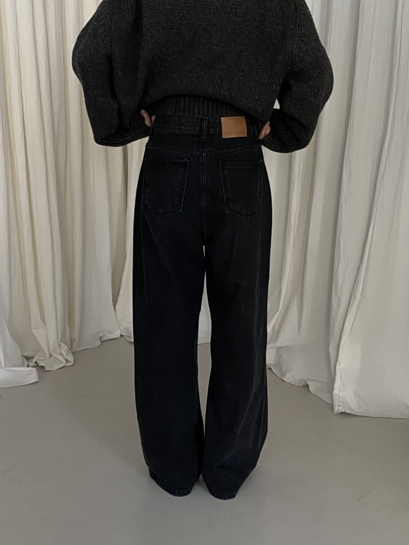 MOVENNE東大門㊣代購女士新款職業時尚真品人氣休閑牛仔褲羊毛MOVENNE牛仔褲