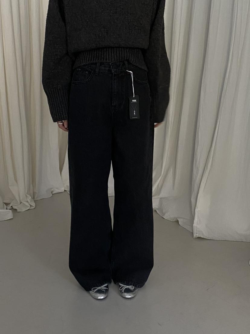 MOVENNE東大門㊣代購女士新款職業時尚真品人氣休閑牛仔褲羊毛MOVENNE牛仔褲