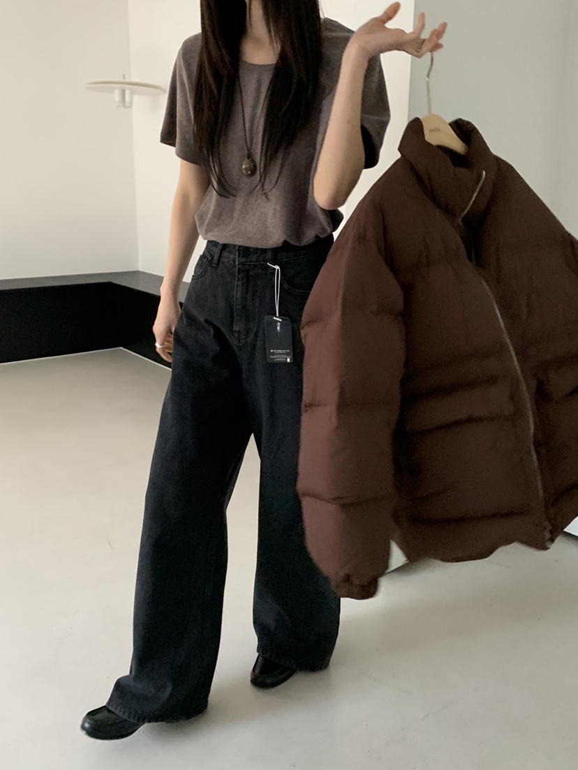 MOVENNE東大門㊣代購女士新款職業時尚真品人氣休閑牛仔褲羊毛MOVENNE牛仔褲