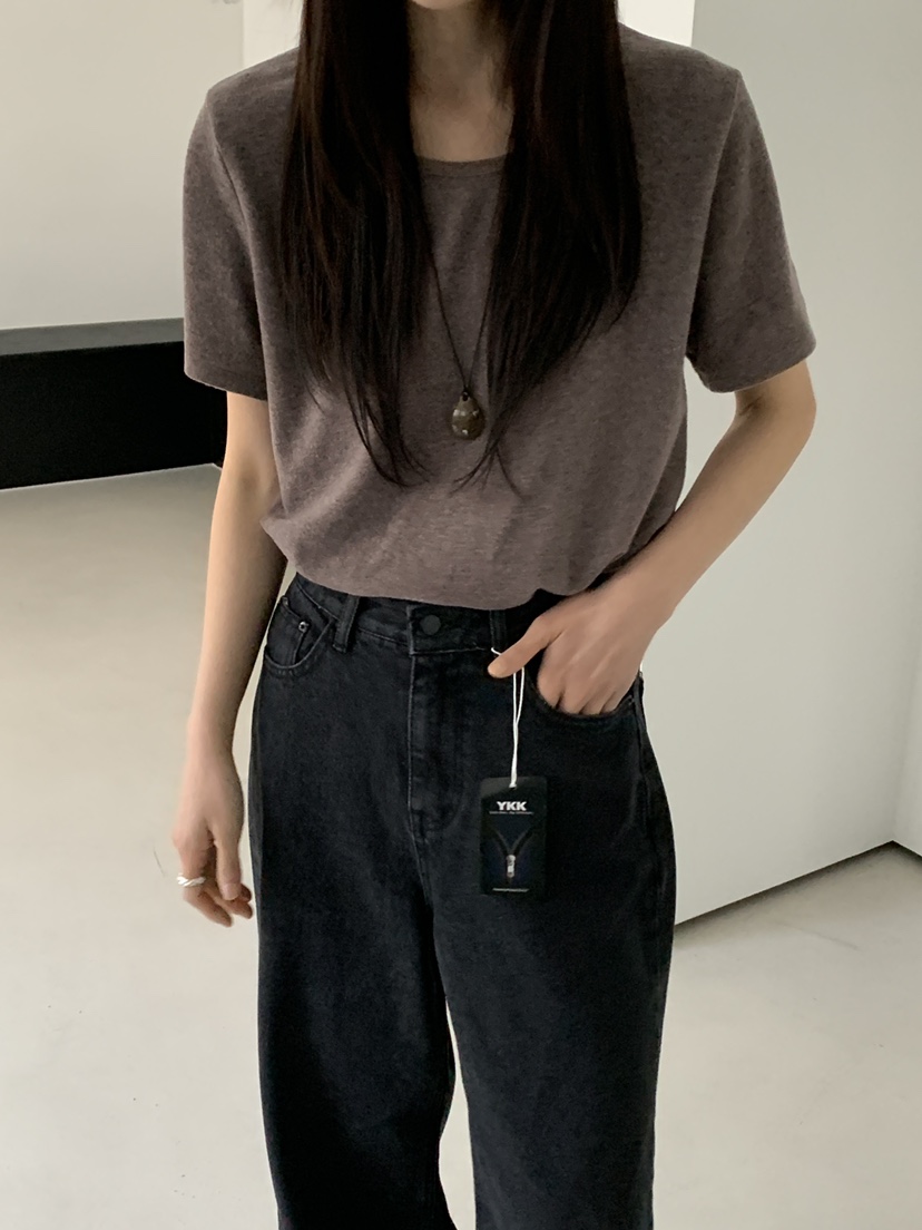 MOVENNE東大門㊣代購女士新款職業時尚真品人氣休閑牛仔褲羊毛MOVENNE牛仔褲