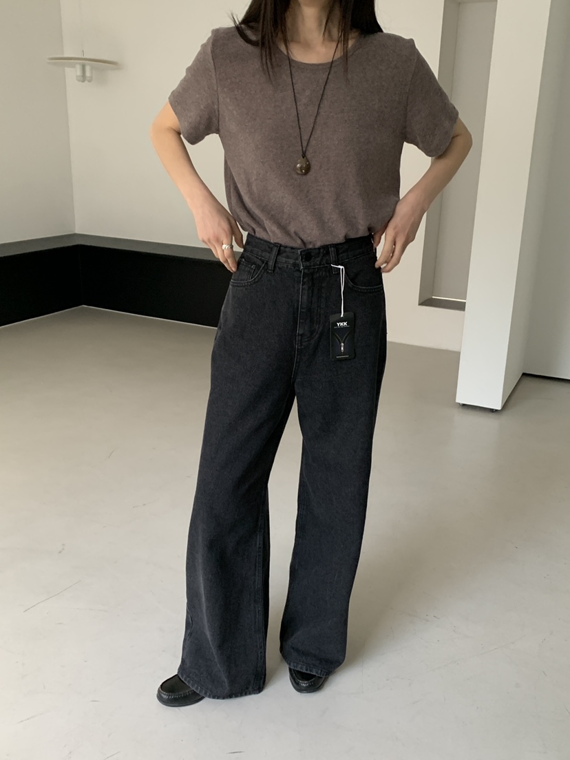 MOVENNE東大門㊣代購女士新款職業時尚真品人氣休閑牛仔褲羊毛MOVENNE牛仔褲