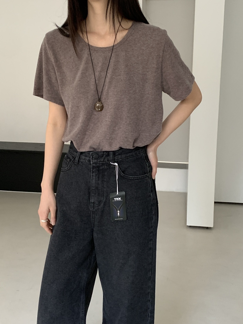 MOVENNE東大門㊣代購女士新款職業時尚真品人氣休閑牛仔褲羊毛MOVENNE牛仔褲