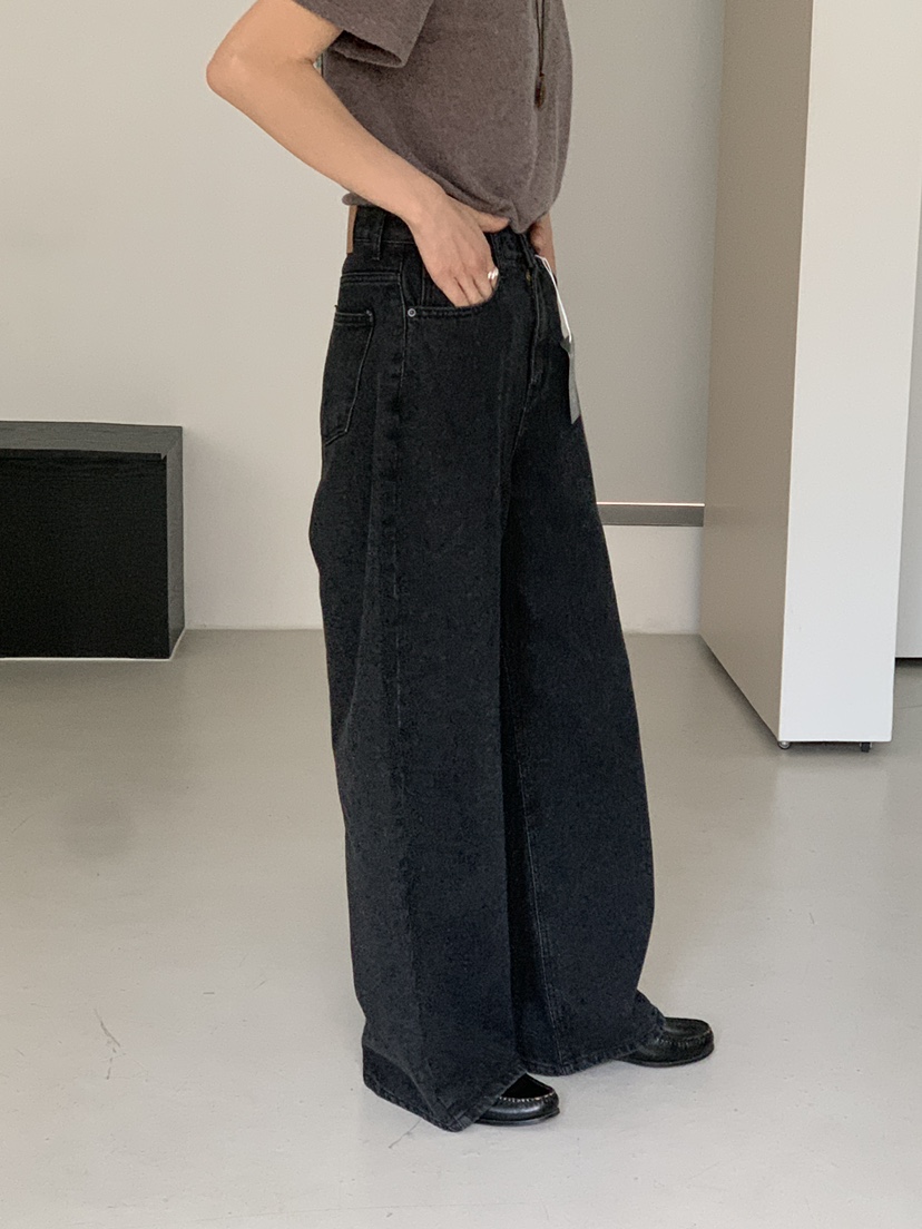 MOVENNE東大門㊣代購女士新款職業時尚真品人氣休閑牛仔褲羊毛MOVENNE牛仔褲