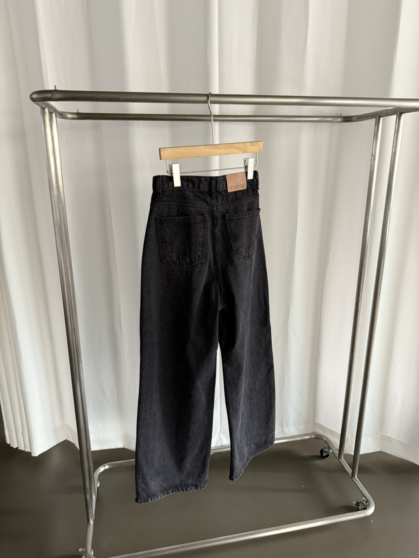 MOVENNE東大門㊣代購女士新款職業時尚真品人氣休閑牛仔褲羊毛MOVENNE牛仔褲