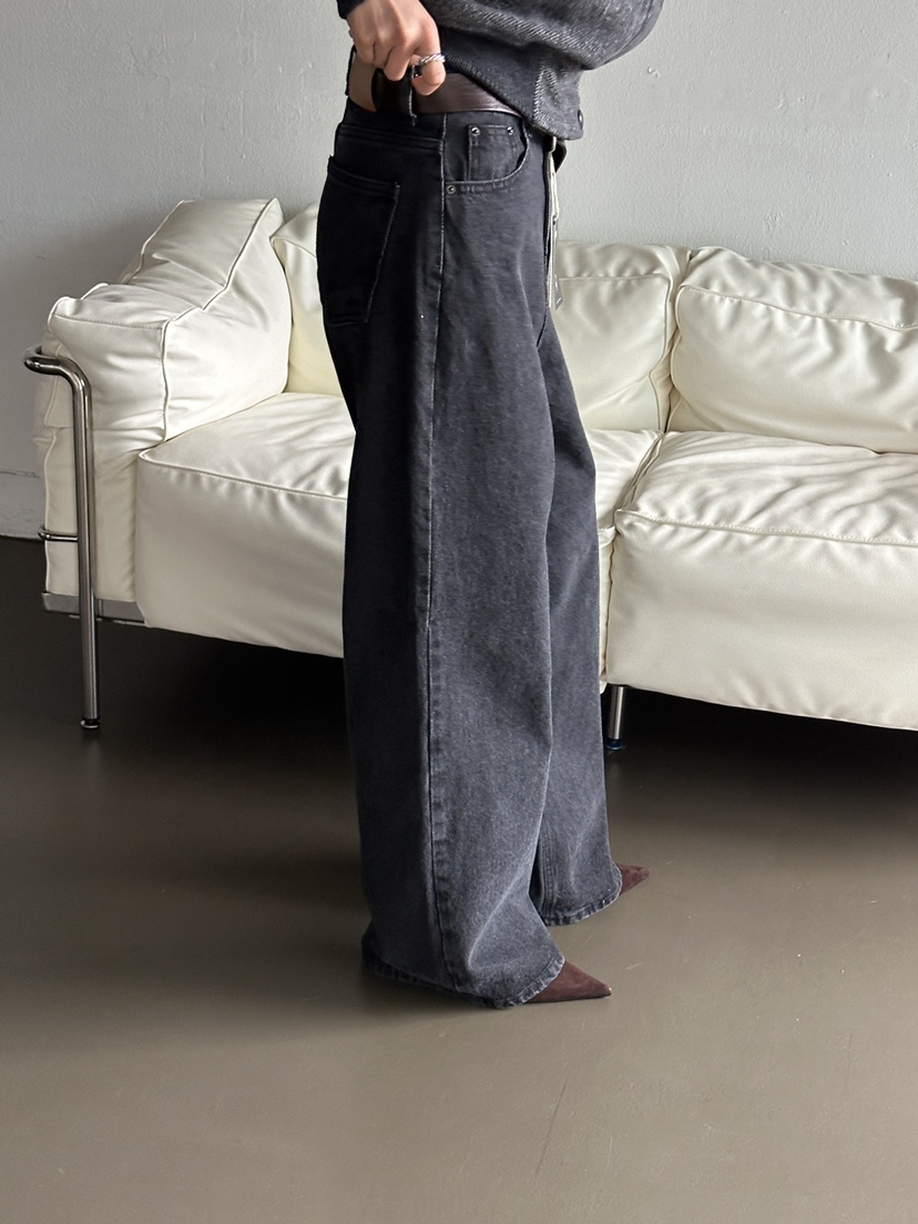 MOVENNE東大門㊣代購女士新款職業時尚真品人氣休閑牛仔褲羊毛MOVENNE牛仔褲