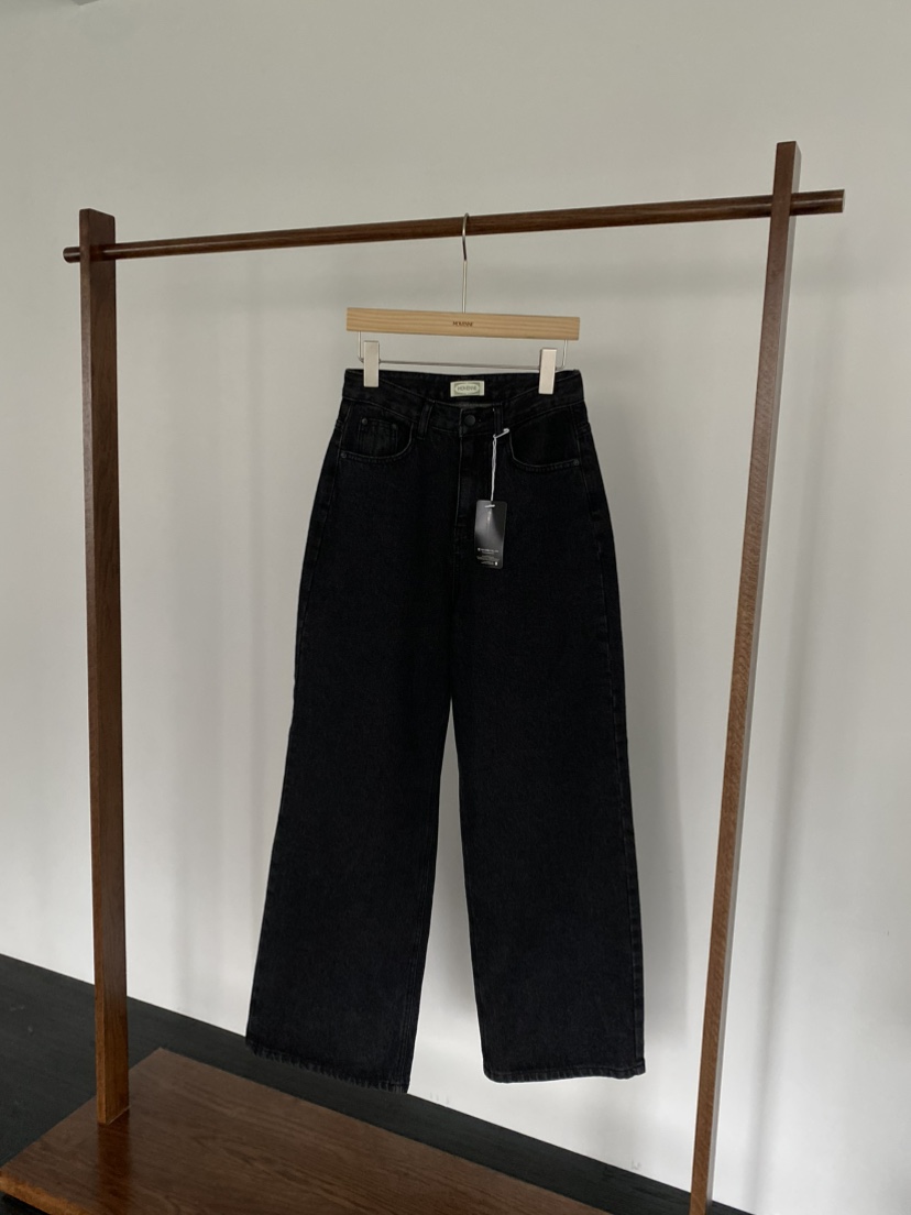 MOVENNE東大門㊣代購女士新款職業時尚真品人氣休閑牛仔褲羊毛MOVENNE牛仔褲