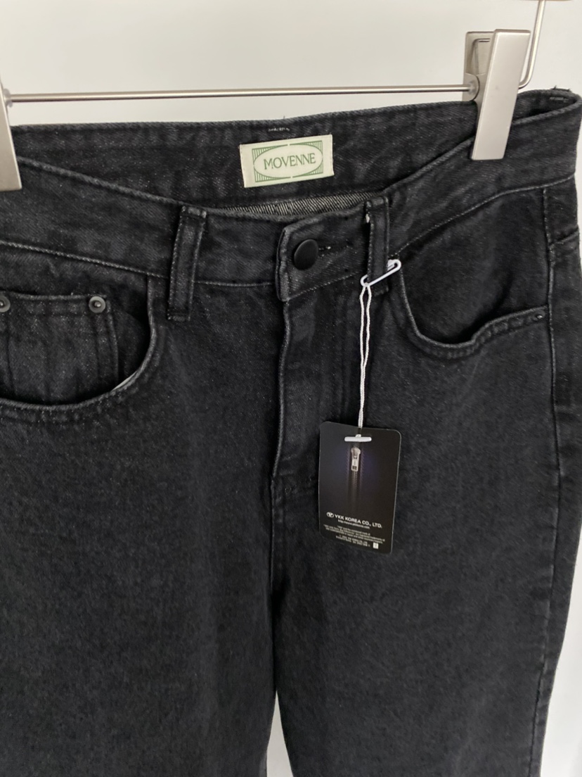 MOVENNE東大門㊣代購女士新款職業時尚真品人氣休閑牛仔褲羊毛MOVENNE牛仔褲