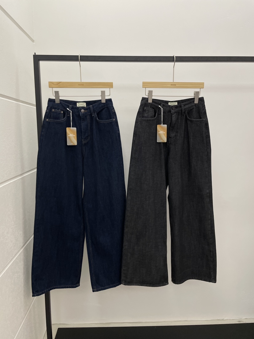 MOVENNE韓國直郵㊣女裝新品人氣時尚熱賣真品推薦25秋冬牛仔褲MOVENNE牛仔褲