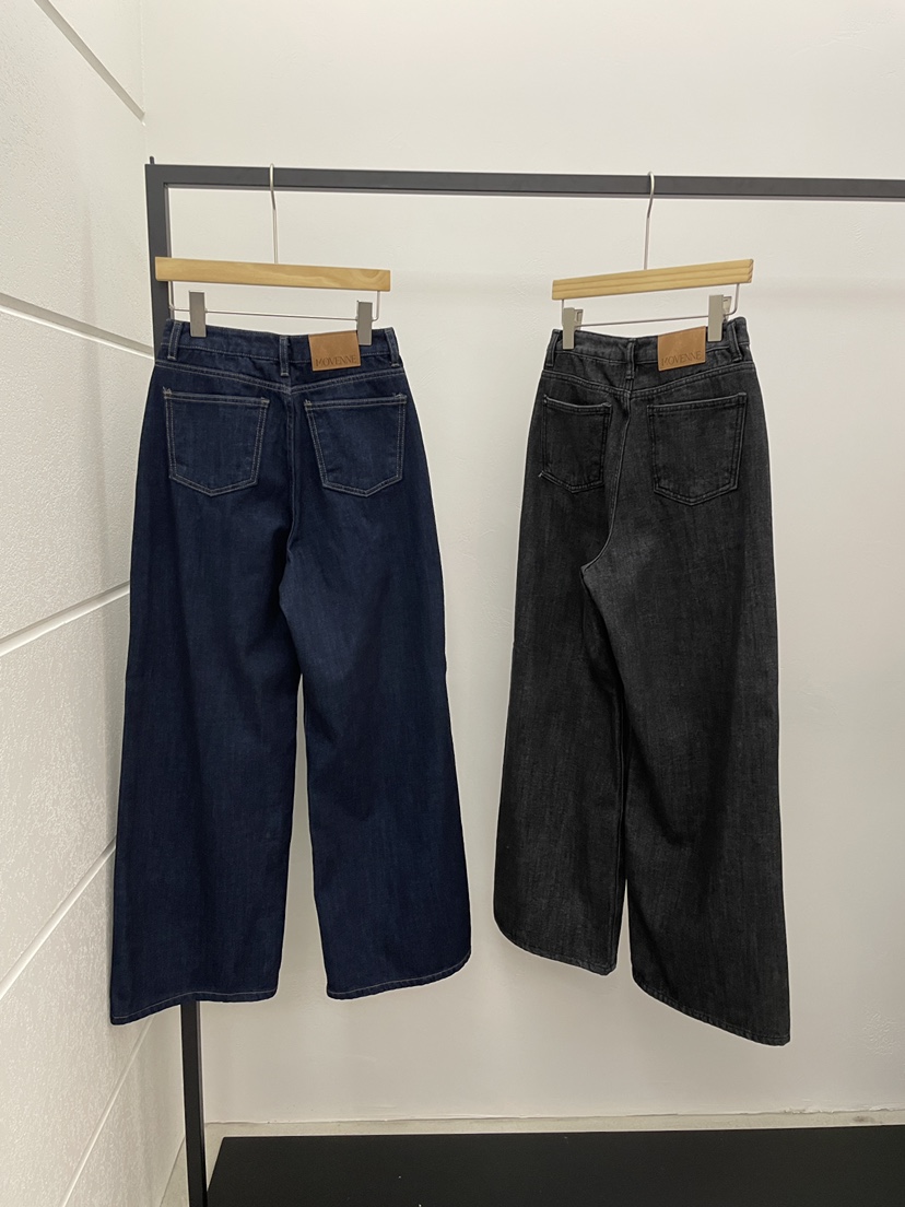 MOVENNE韓國直郵㊣女裝新品人氣時尚熱賣真品推薦25秋冬牛仔褲MOVENNE牛仔褲
