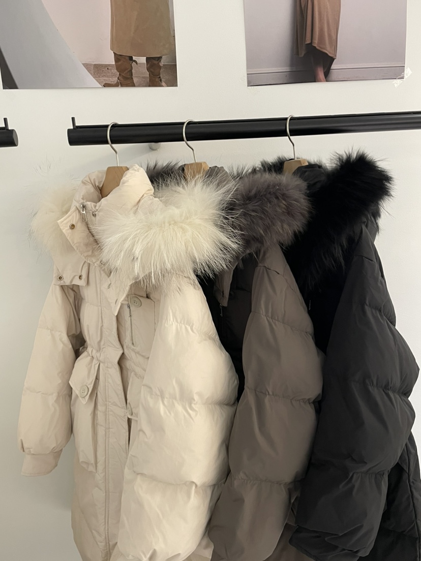 BUTTER-P韓國代購㊣女裝新款真品時尚熱賣推薦長款羽絨服絨BUTTER-P長款羽絨服