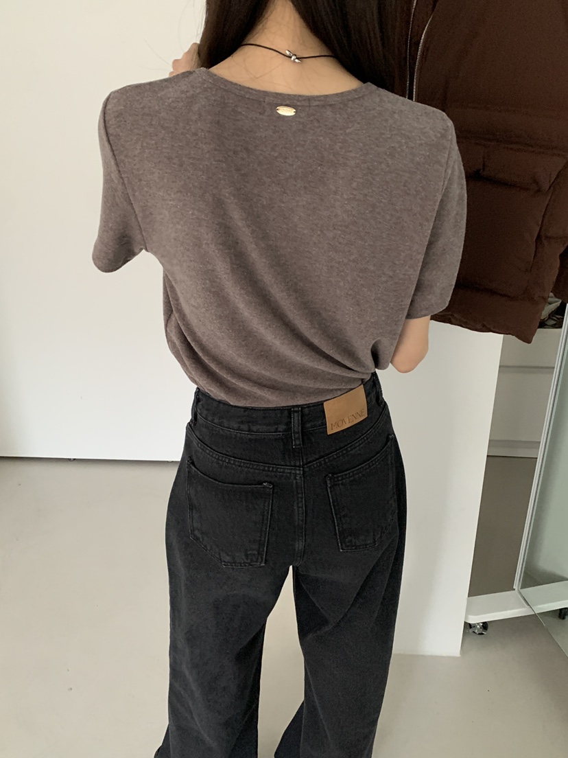 MOVENNE韓國直郵㊣女士新款人氣休閑職業真品熱賣時尚25秋冬T恤MOVENNET恤