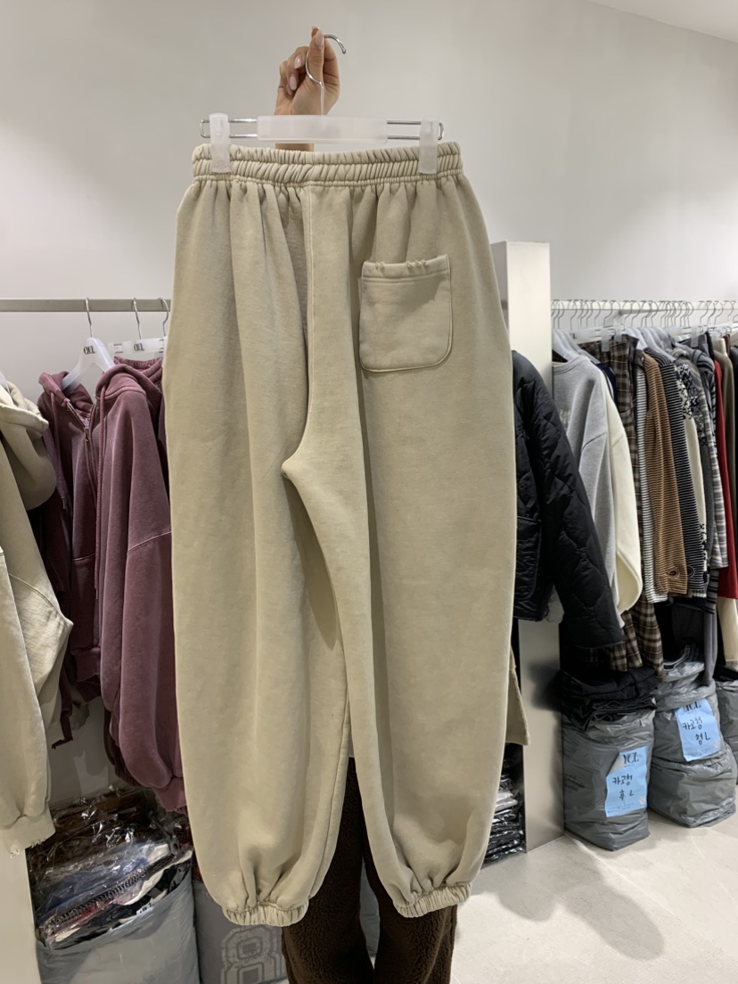 EYEL韓國直郵㊣女裝新品熱賣休閑25秋冬人氣真品休閑褲豬皮EYEL休閑褲