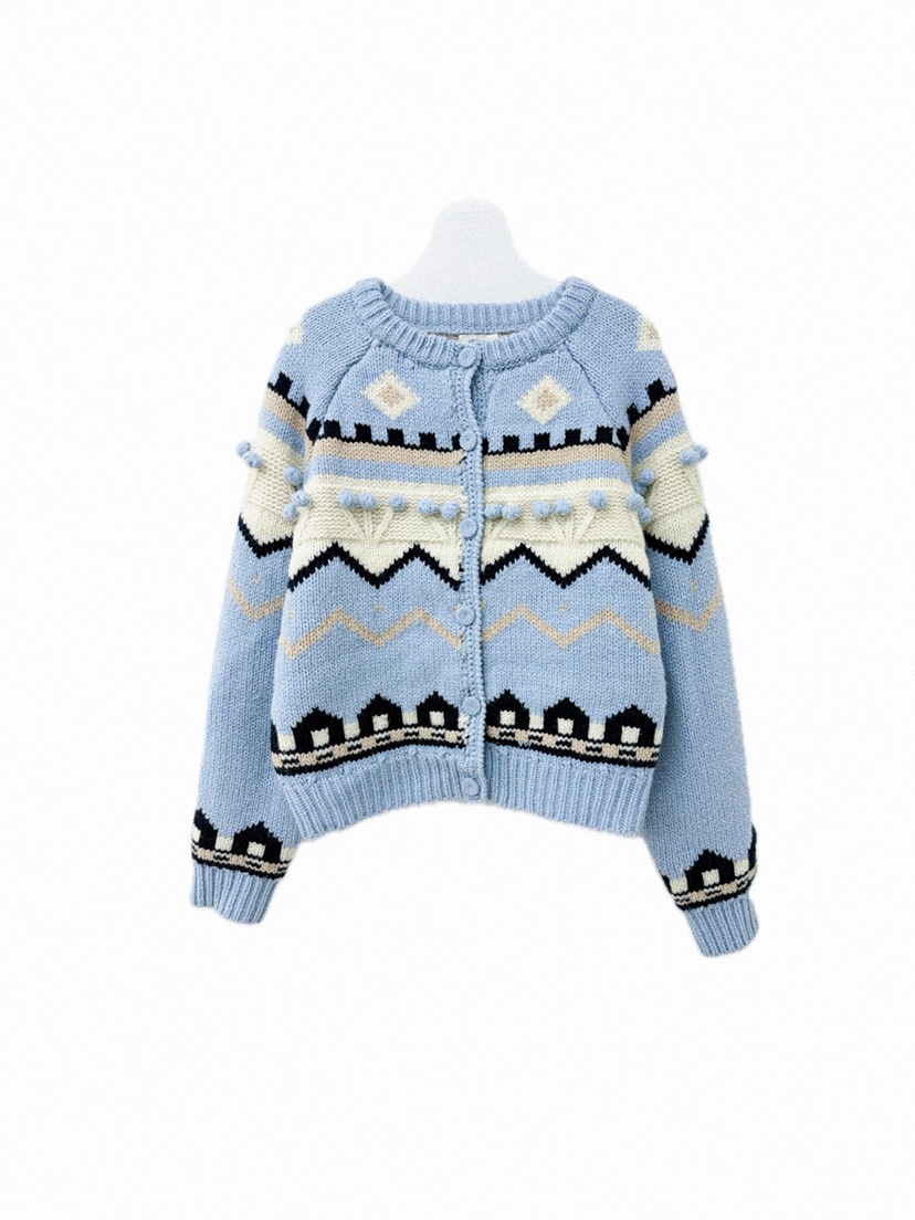 OLI SEOUL韓國直郵㊣女士新品職業人氣熱賣休閑針織衫開衫OLI SEOUL針織衫圖色1