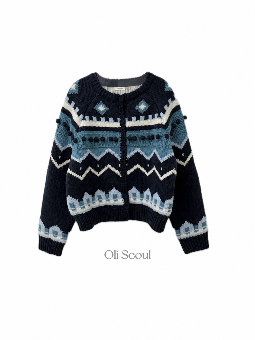 OLI SEOUL韓國直郵㊣女士新品職業人氣熱賣休閑針織衫開衫OLI SEOUL針織衫圖色4