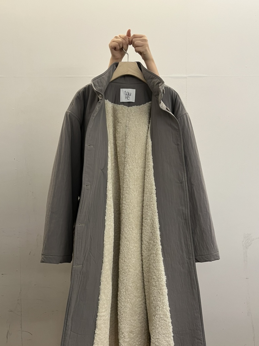 TAUPE韓國代購㊣女士新款推薦休閑職業人氣25秋冬時尚長款棉服TAUPE長款棉服