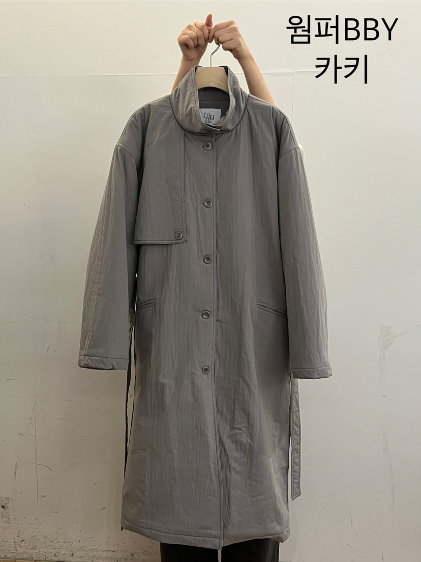 TAUPE韓國代購㊣女士新款推薦休閑職業人氣25秋冬時尚長款棉服TAUPE長款棉服圖色1